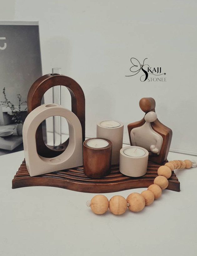 دکوری مینیمال با طرح چوب ستی متفاوت و خاص